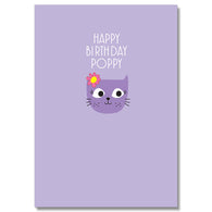 Happy Birthday Cat Card